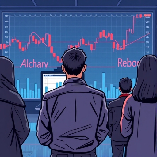 Traders observing market charts