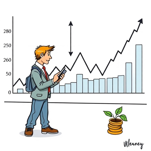 An investor analyzing market data