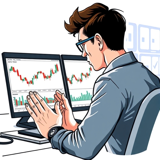 A visual representation of momentum indicators like RSI and MACD