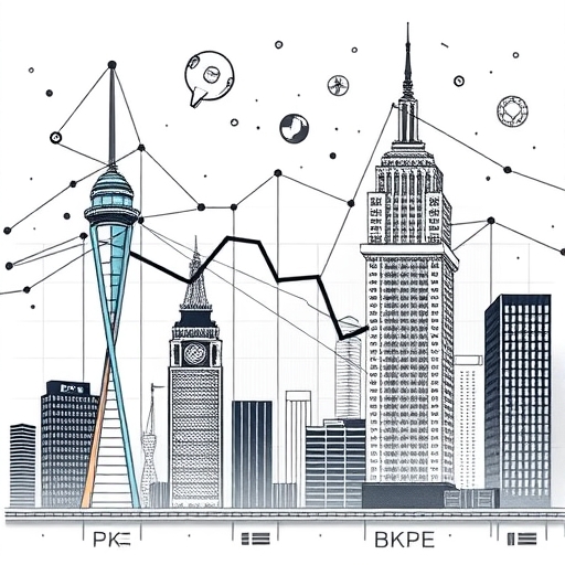 Financial market dynamics illustration