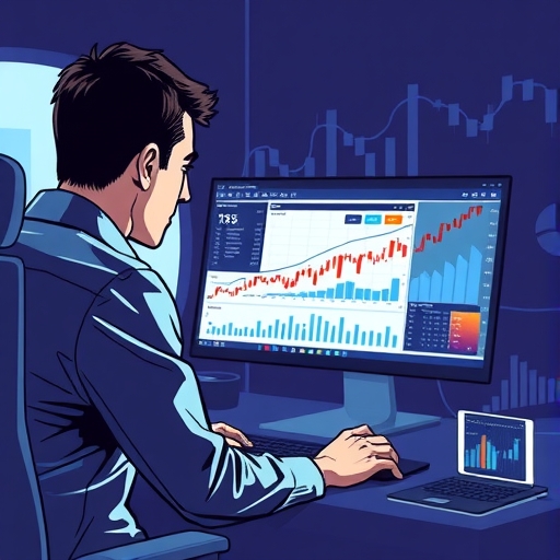 visual representation of trading growth charts