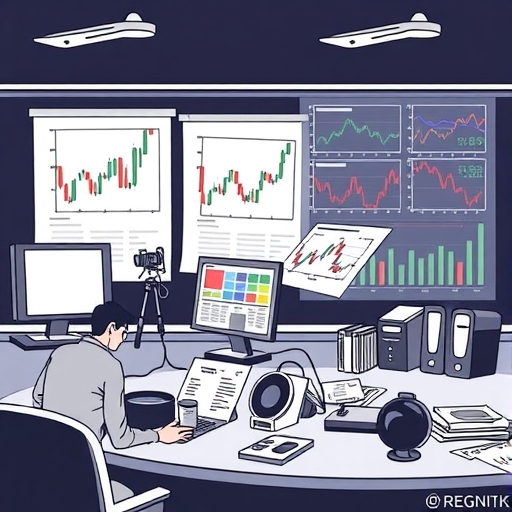 a trader analyzing Commitment of Traders reports