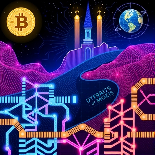 A digital landscape evolving with digital assets.