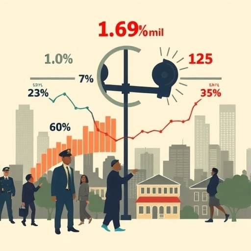 Concept of Disparity Index showcasing racial bias in policing