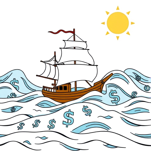 Creative depiction of international trade influenced by a hybrid exchange rate system.