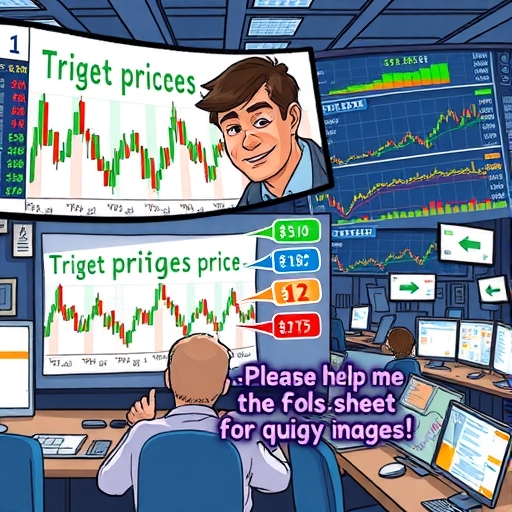 Close-up of a cheat sheet with highlighted trigger prices and market indicators.