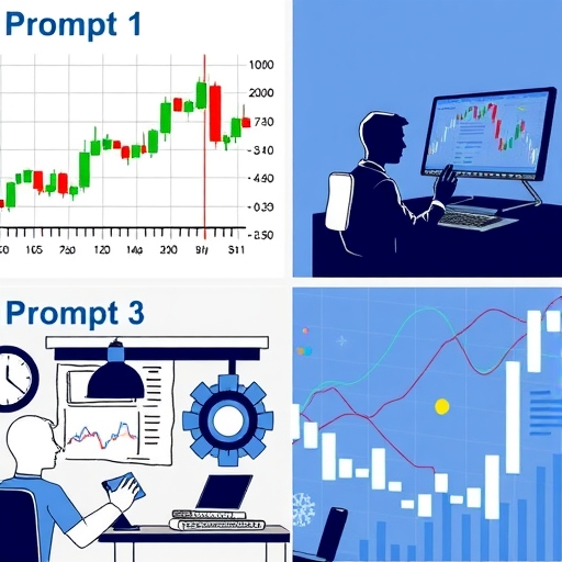 Traders analyzing market data with piercing line signals in focus.