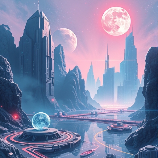 呈現城市中數據流動的未來經濟場景
