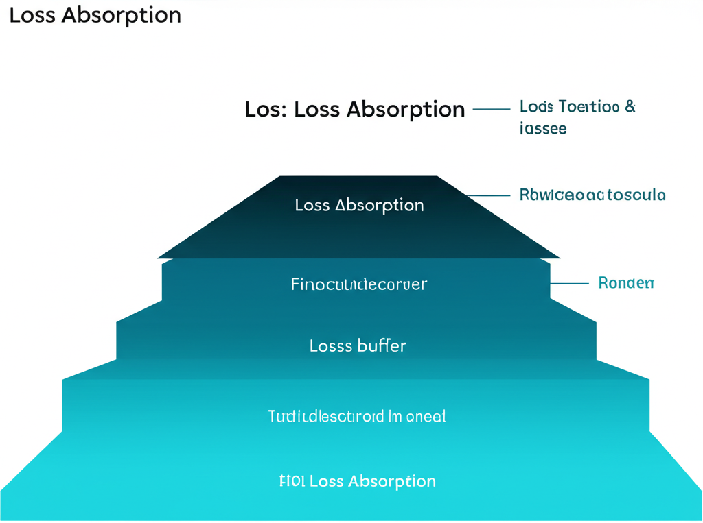 Diagram explaining the hierarchy of loss absorption