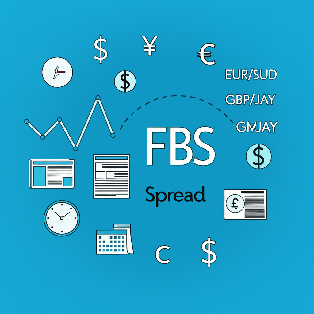 Market factors influencing FBS spreads including volatility, news, time of day, and liquidity